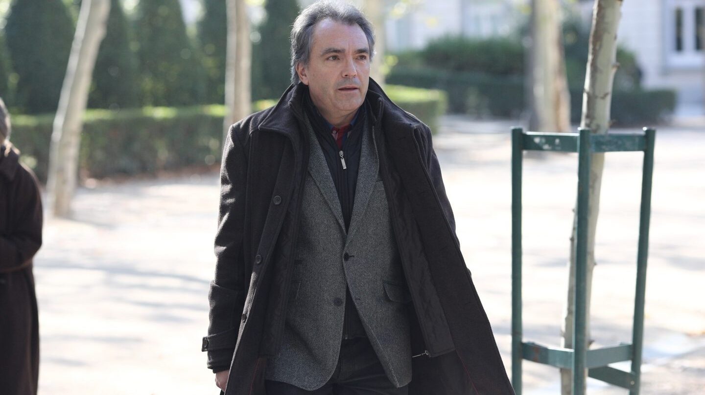 Santiago Espot, antes de declarar en la Audiencia Nacional por la pitada al himno de España en la final de Copa del Rey de 2015.