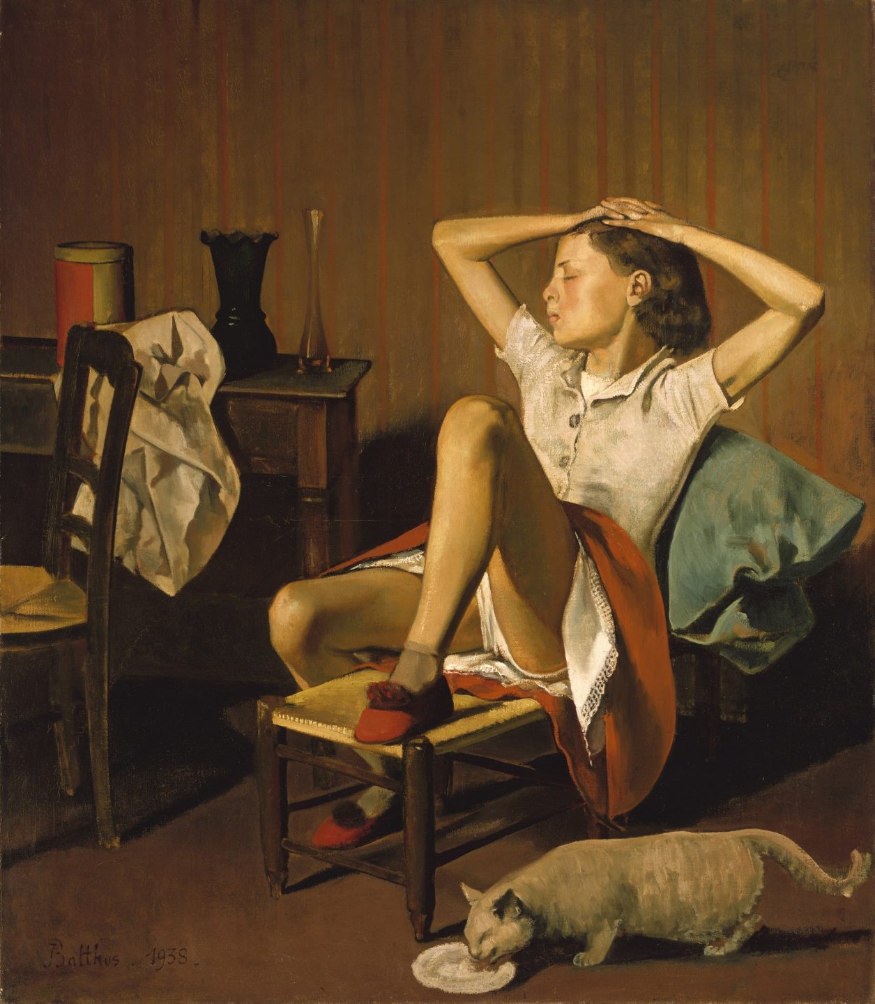 'Thérèse Dreamin', de Balthus.