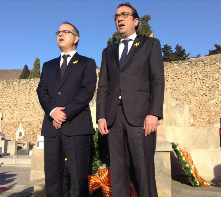 Puigdemont se erige en heredero de los esfuerzos y sufrimientos de Macià