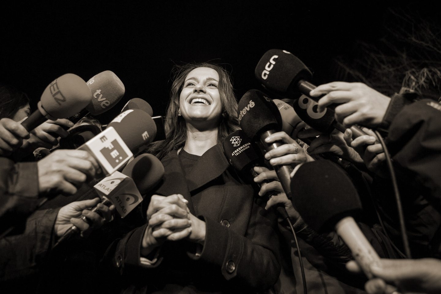 La candidata a la presidencia de la Generalitat por Ciudadanos, Inés Arrimadas.