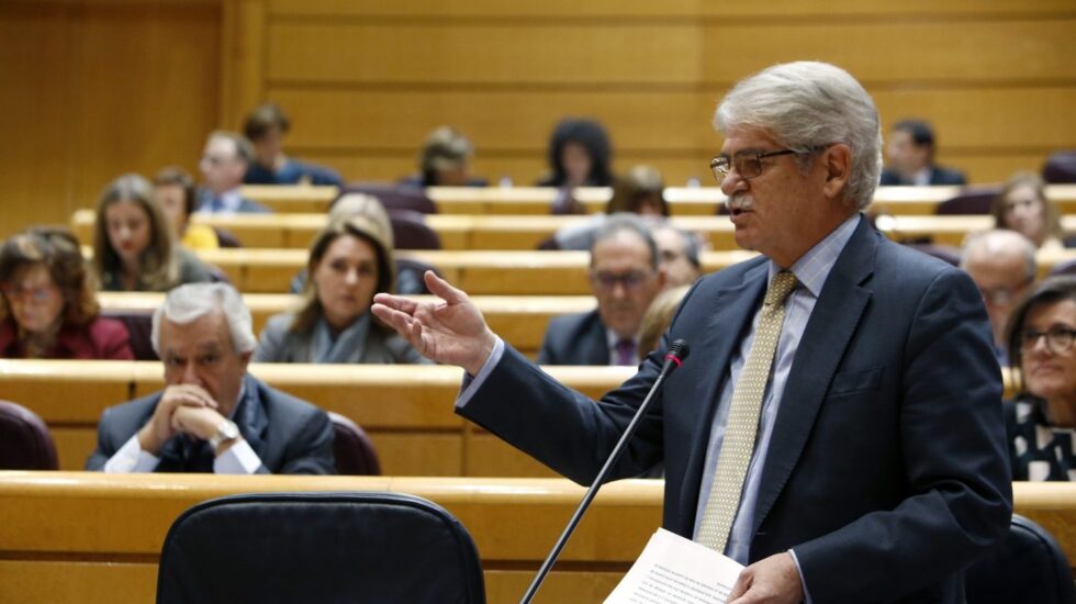 El ministro Dastis, en el Senado.