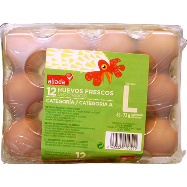 Huevos de la marca propia de El Corte Inglés.