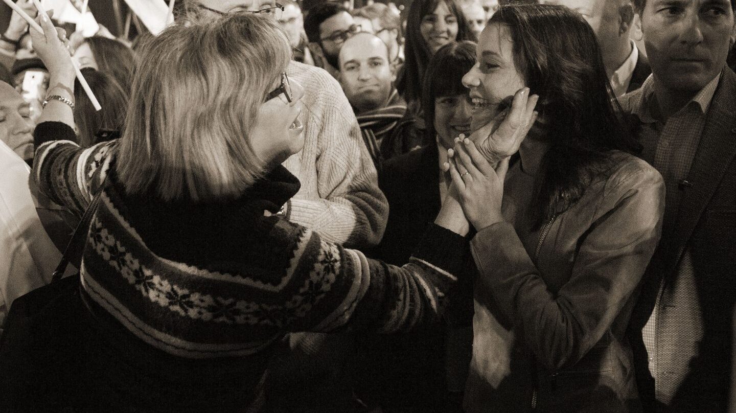 Inés Arrimadas, en un acto electoral.
