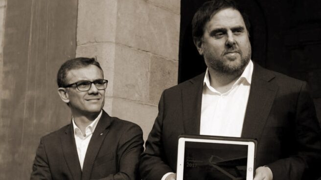 Josep Maria Jove y Oriol Junqueras.