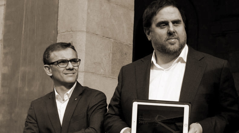 Josep Maria Jove y Oriol Junqueras.