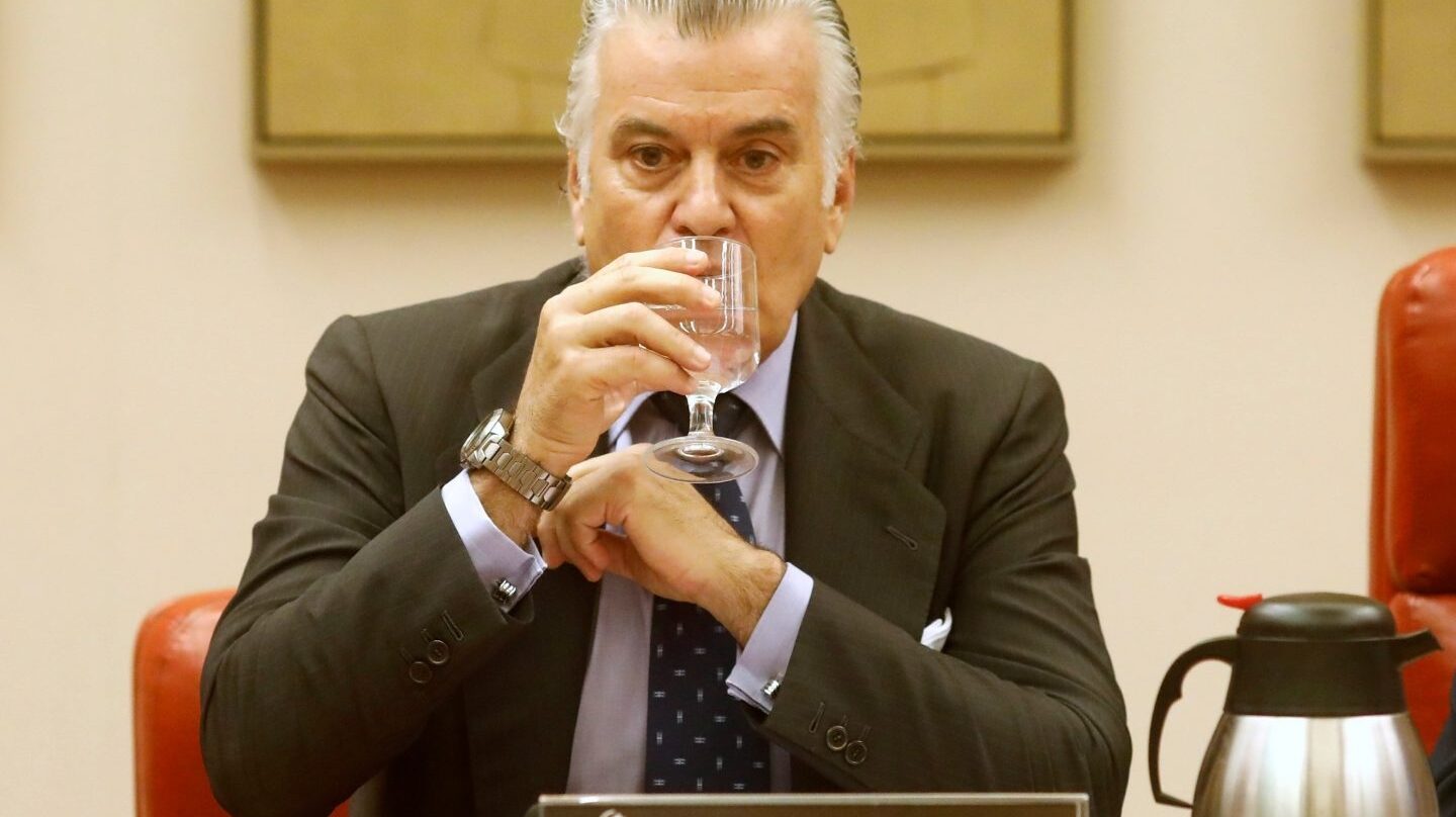 Luis Bárcenas, en el Congreso de los Diputados.