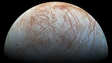El hielo de la luna Europa se mueve entre los polos y el ecuador al ritmo de un glaciar