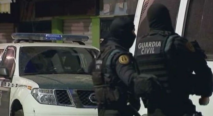 Una operación de la Guardia CIvil en Melilla.