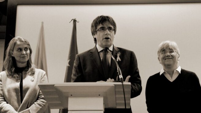 Carles Puigdemont, este miércoles en Bruselas. Carles Puigdemont, este miércoles en Bruselas.