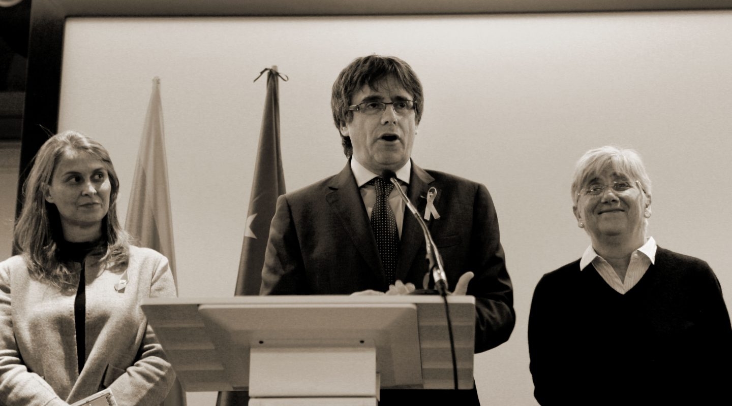 Carles Puigdemont, este miércoles en Bruselas.