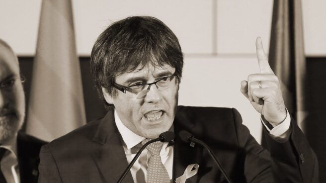 Carles Puigdemont, tras conocer los resultados electorales.