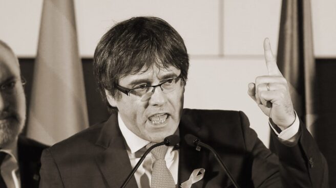 Carles Puigdemont, tras conocer los resultados electorales.