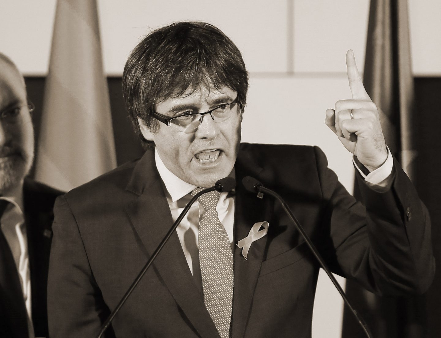Carles Puigdemont, tras conocer los resultados electorales.