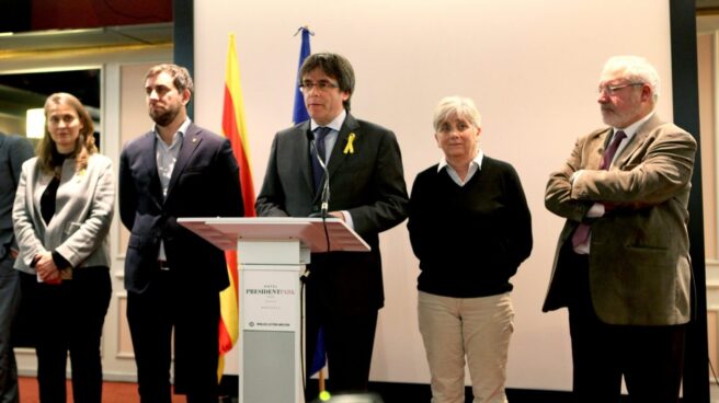 Carles Puigdemont y los ex consellers en Bélgica.