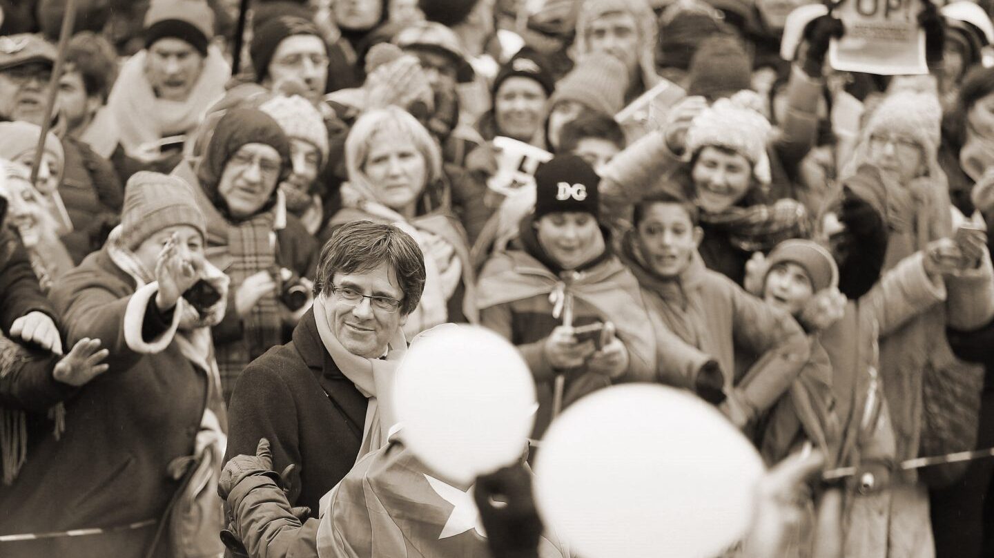Carles Puigdemont, este jueves en Bruselas.