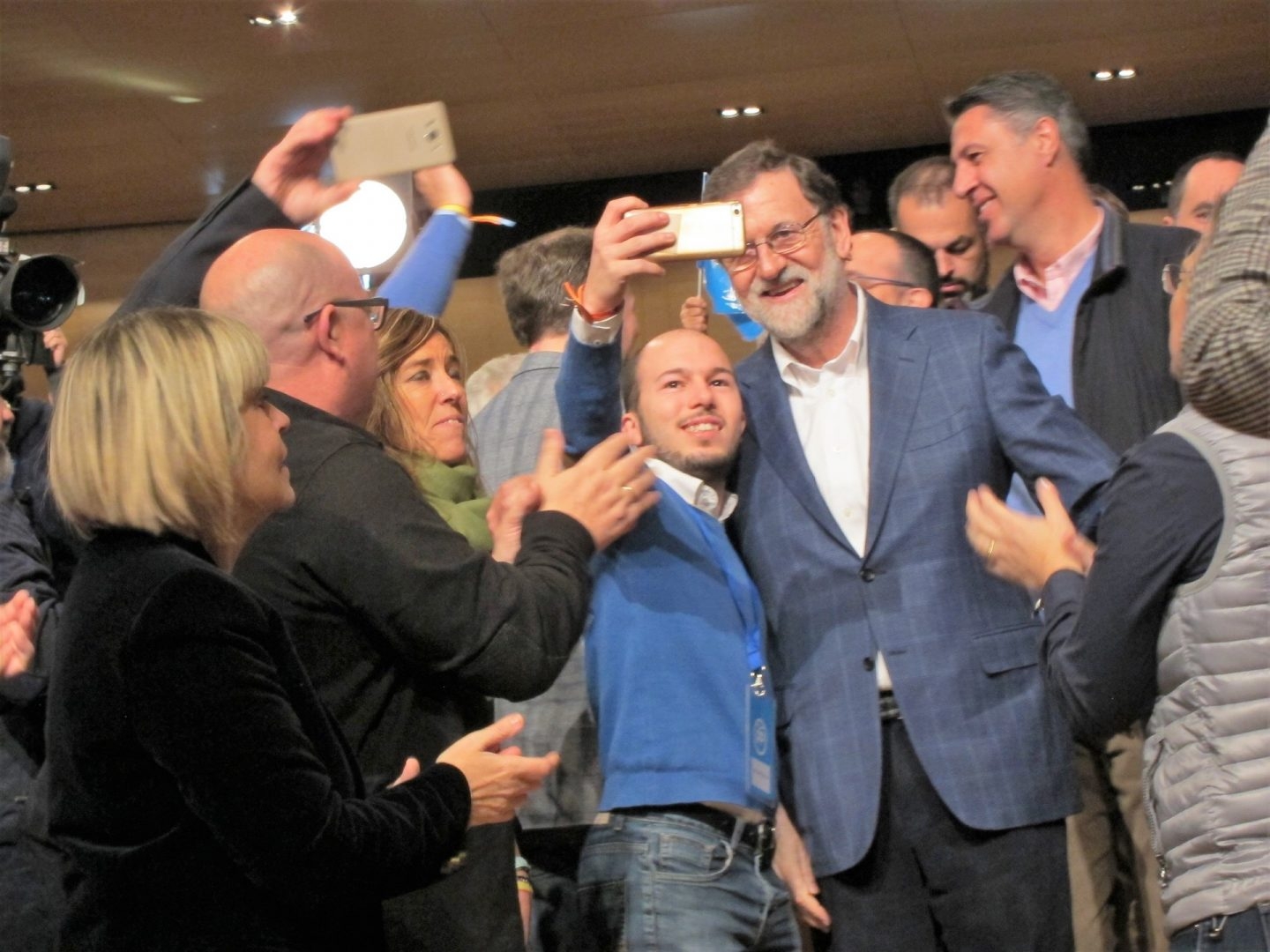 Mariano Rajoy, en el mitín de Salou del PPC.