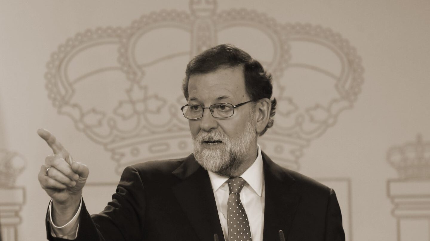 Mariano Rajoy durante su análisis de los resultados de las elecciones catalanas del 21-D.