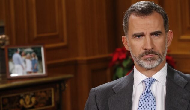 El Rey Felipe, en su discurso de Navidad.