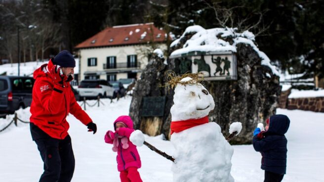 Nieve en Roncesvalles Navarra