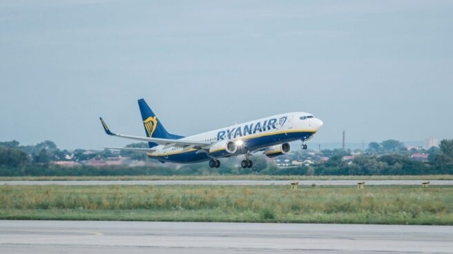 ryanair Un avión de Ryanair.