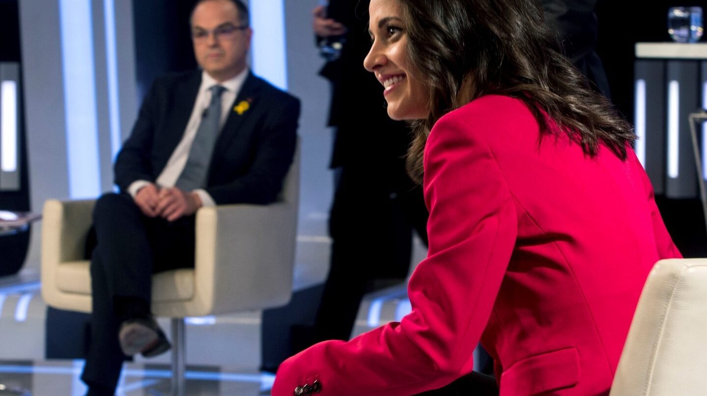 Jordi Turull e Inés Arrimadas.