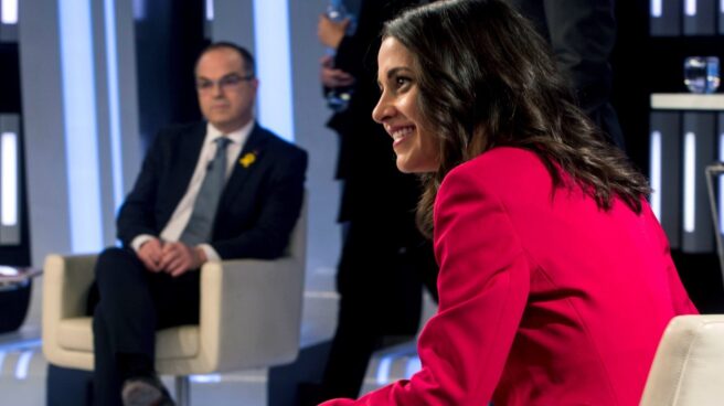 Jordi Turull e Inés Arrimadas. Jordi Turull e Inés Arrimadas.