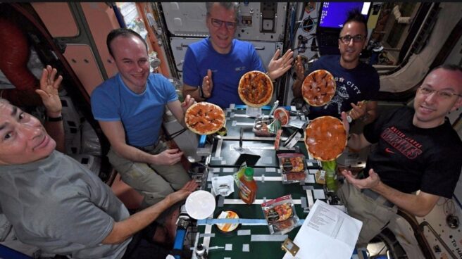 La pizza llega a la Estación Espacial Internacional