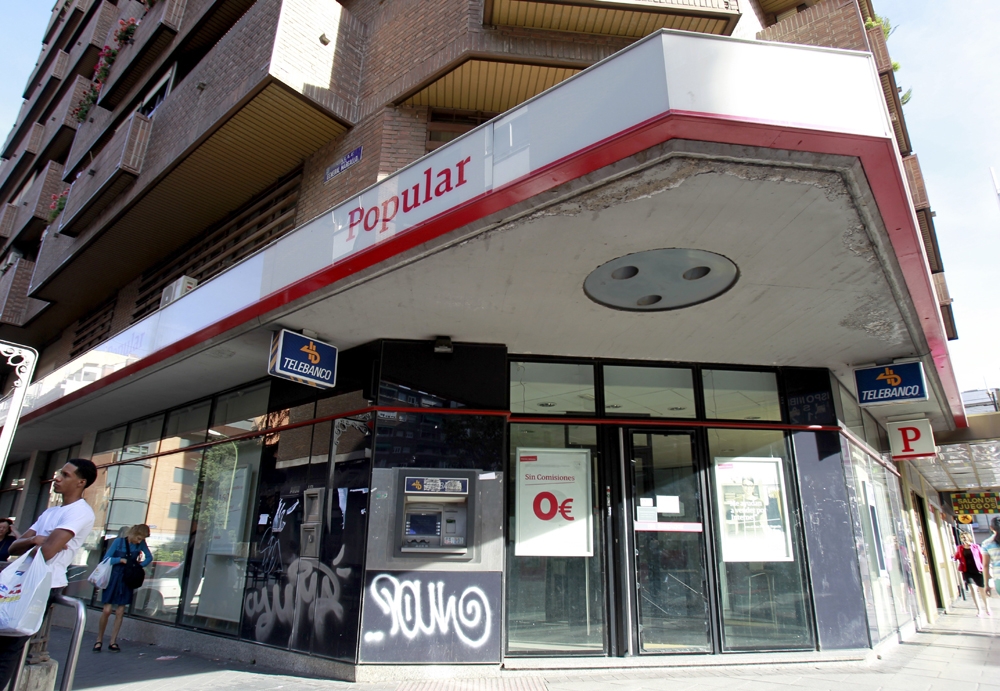 Sucursal del Banco Popular en Madrid.