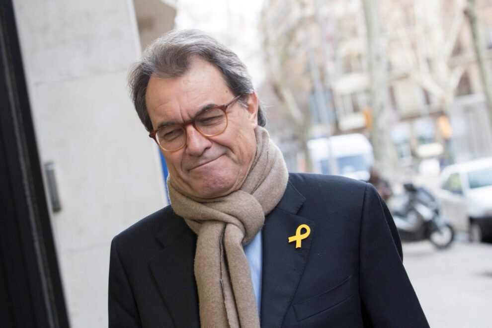 El presidente del PDeCAT, Artur Mas, a su llegada a la reunión del comité nacional del PDeCat.