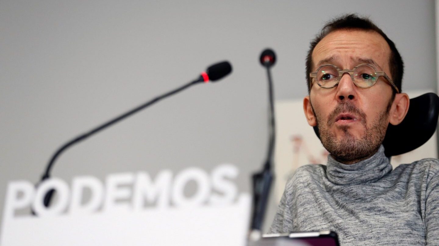 El secretario de Organización de Podemos, Pablo Echenique.