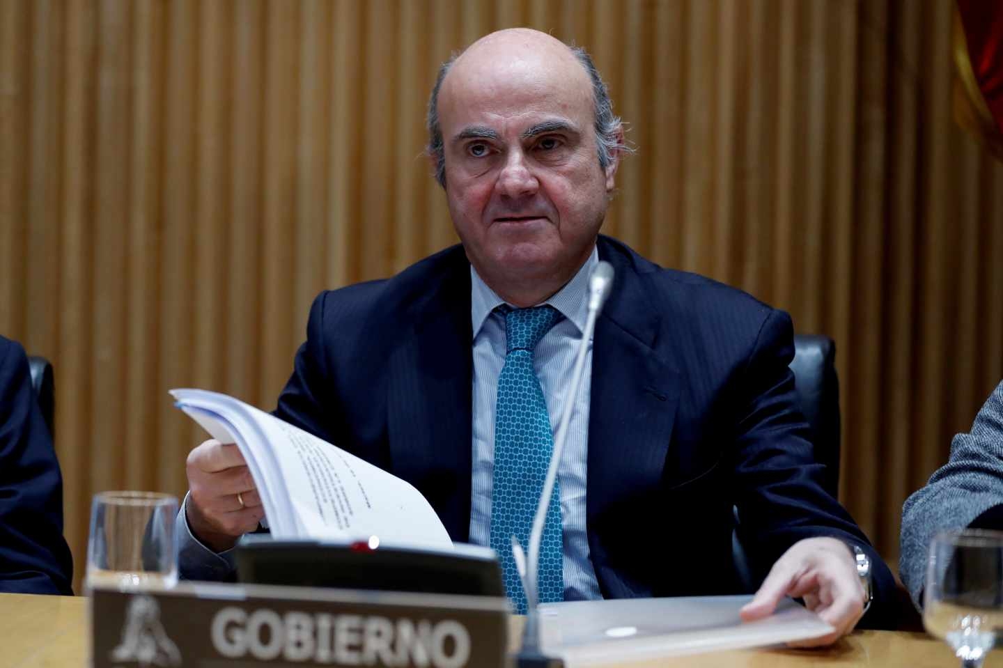 El ministro de Economía y Competitividad Luis de Guindos.