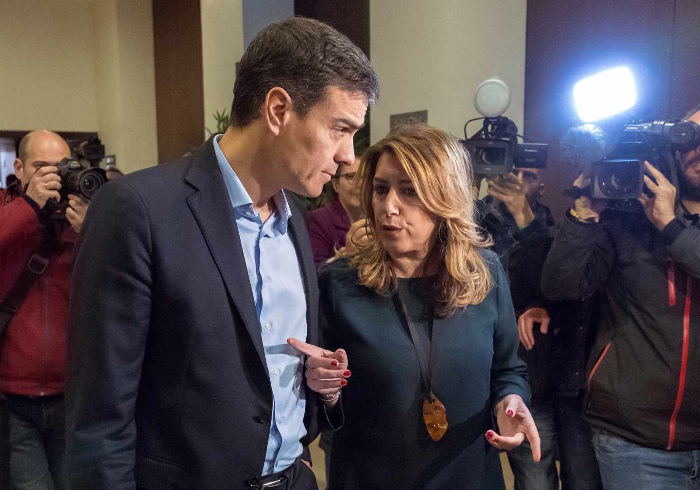 Susana Díaz advierte a Ferraz: "El PSOE no se puede relajar" frente al auge de Cs