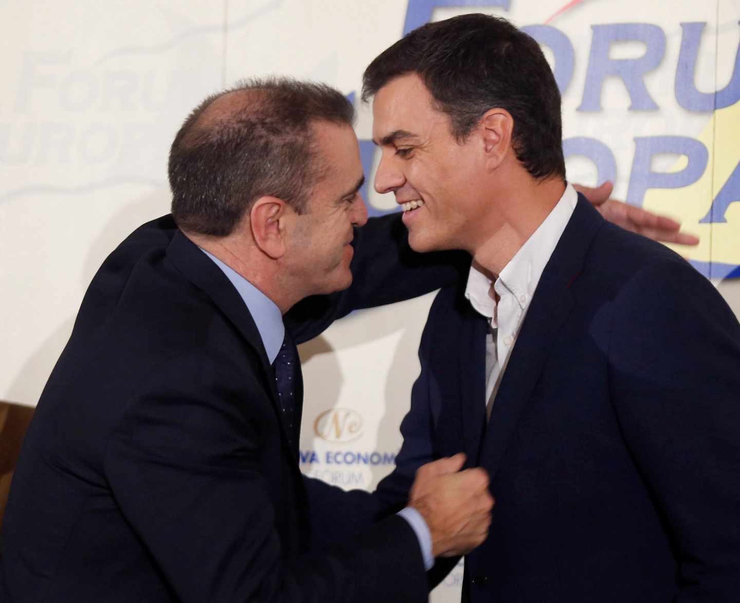 Pedro Sánchez y José Manuel Franco, en una imagen de archivo en 2018.