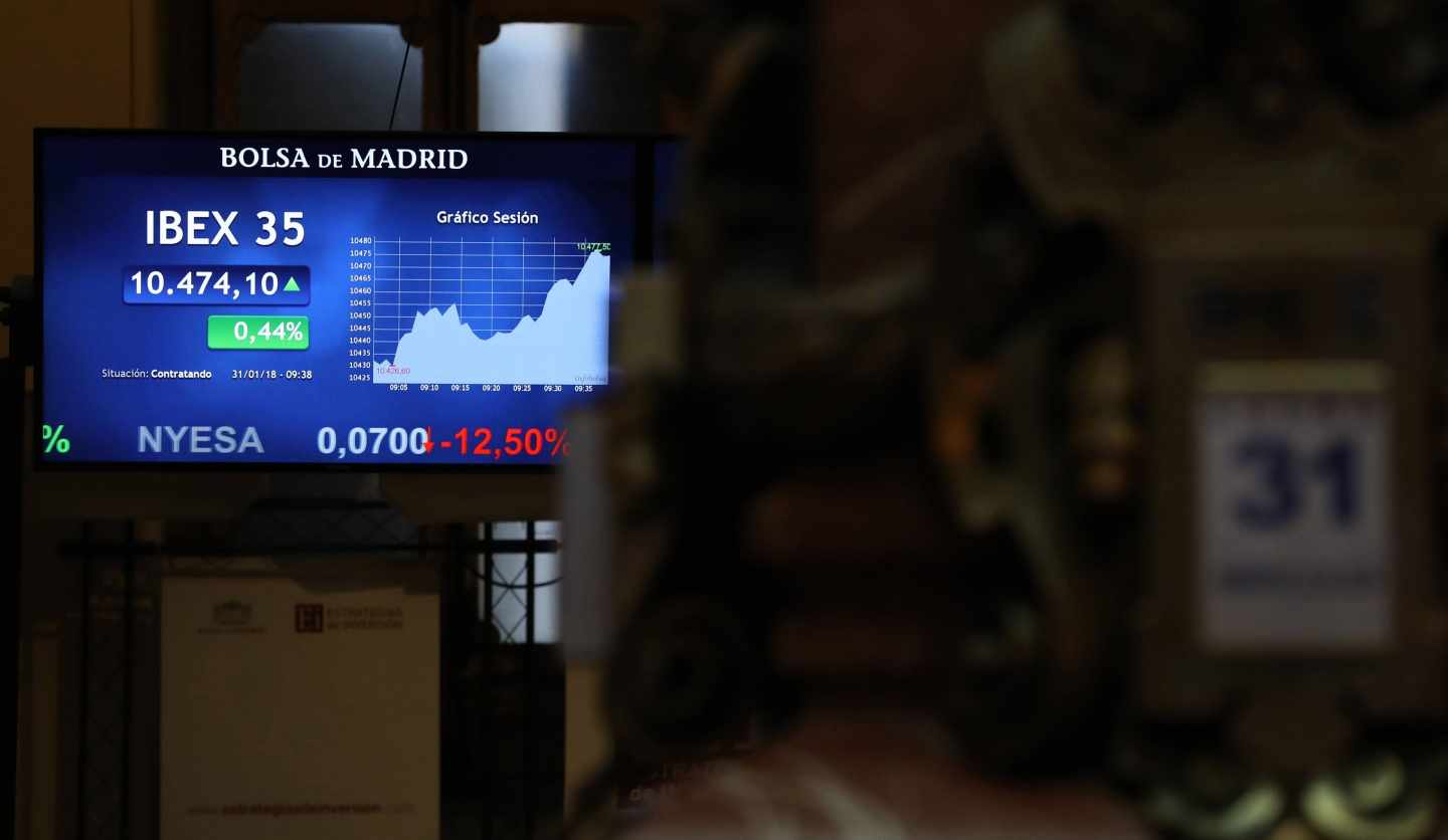 El Ibex sube un 4% en el mejor inicio de año desde 2011.