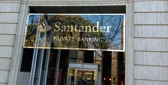 Santander Banca privada Oficina de la división de banca privada del Santander.