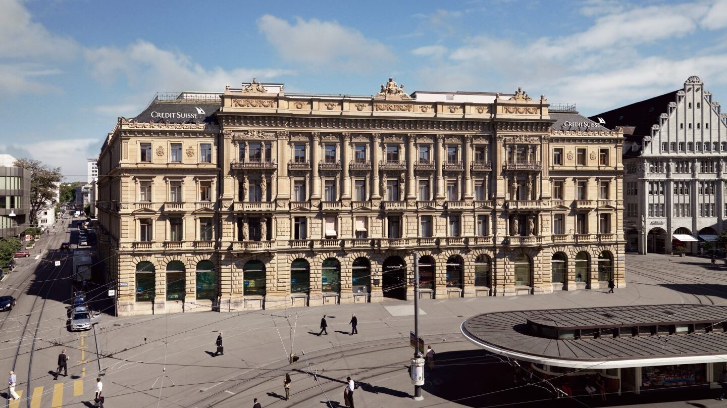 Sede de Credit Suisse en Zurich.