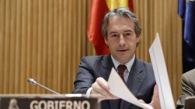 El ministro de Fomento, Iñigo de la Serna, en el Congreso.