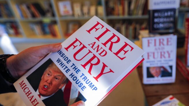Portada de Fuego y Furia, obra de Michael Wolff, sobre Donald Trump.