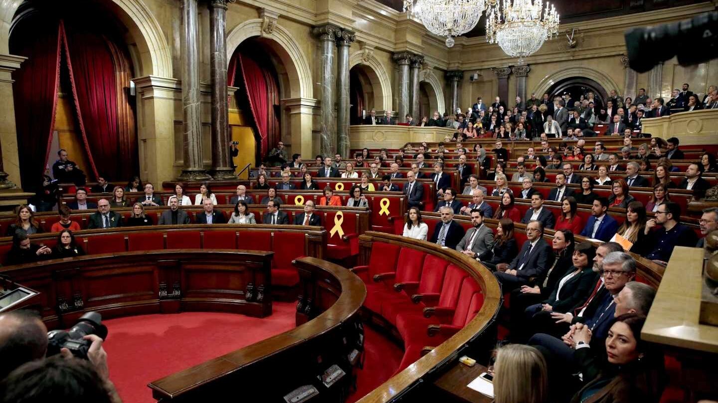 El Parlament de Cataluña, durante la sesión de constitución de la nueva legislatura.