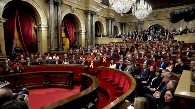 El Parlament de Cataluña, durante la sesión de constitución de la nueva legislatura.