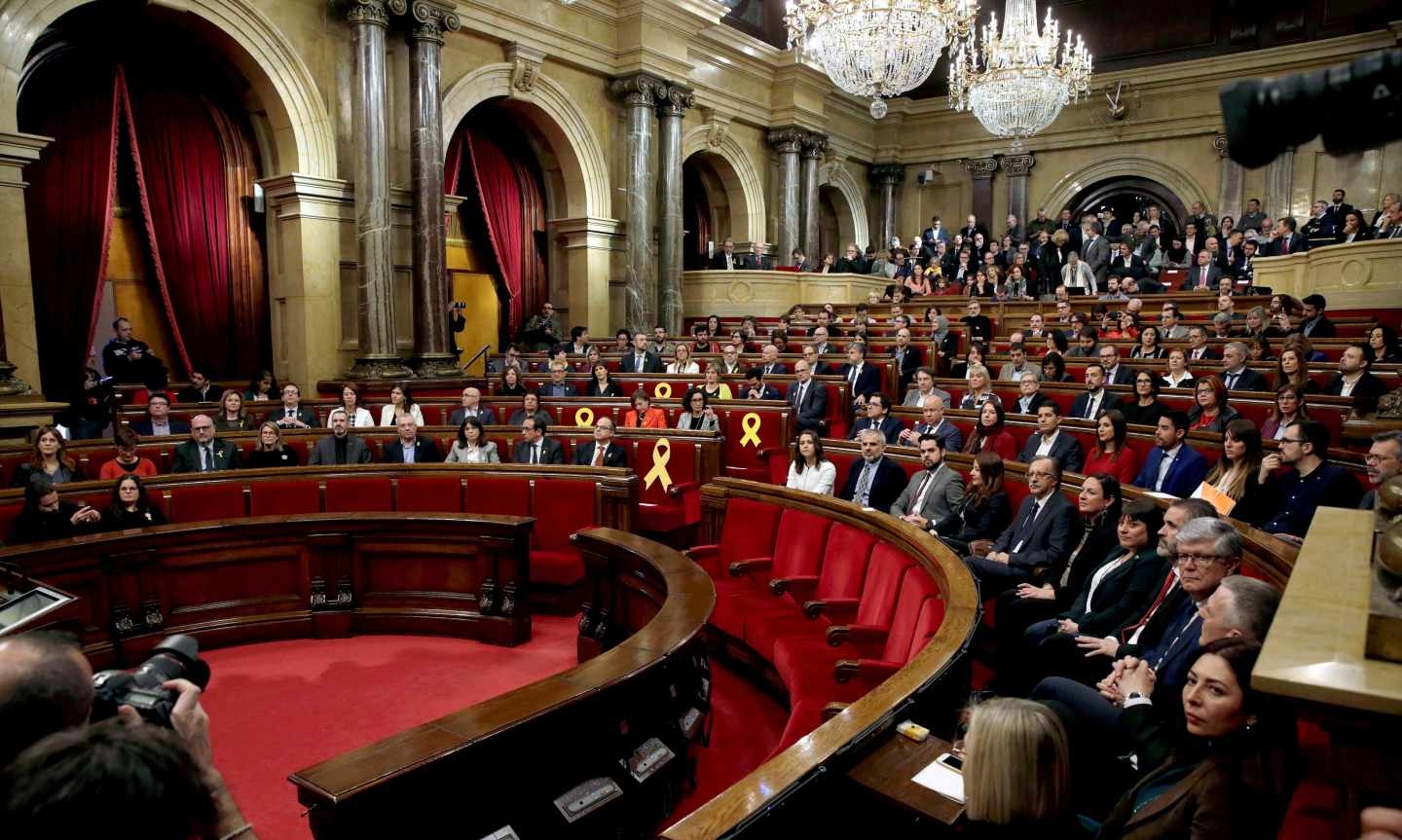 El Parlament de Cataluña, durante la sesión de constitución de la nueva legislatura.