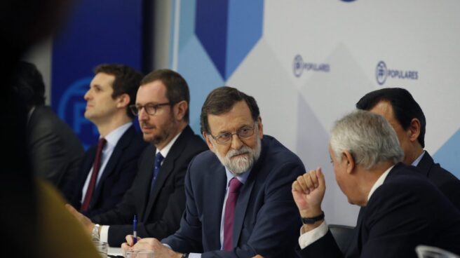 Mariano Rajoy, en la Junta Directiva del PP.