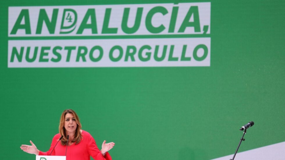 La presidenta de la Junta de Andalucía, Susana Díaz, en un acto público.