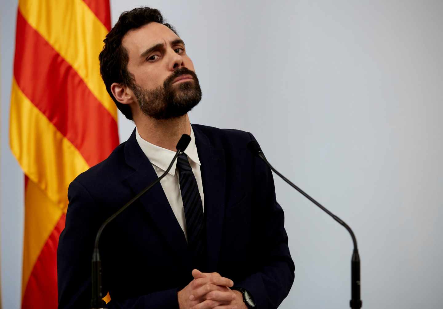 Roger Torrent, presidente del Parlament de Cataluña.