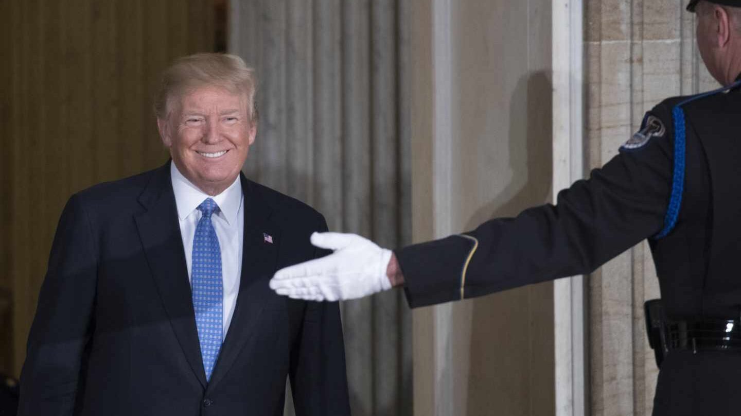 Donald Trump, en el Capitolio.
