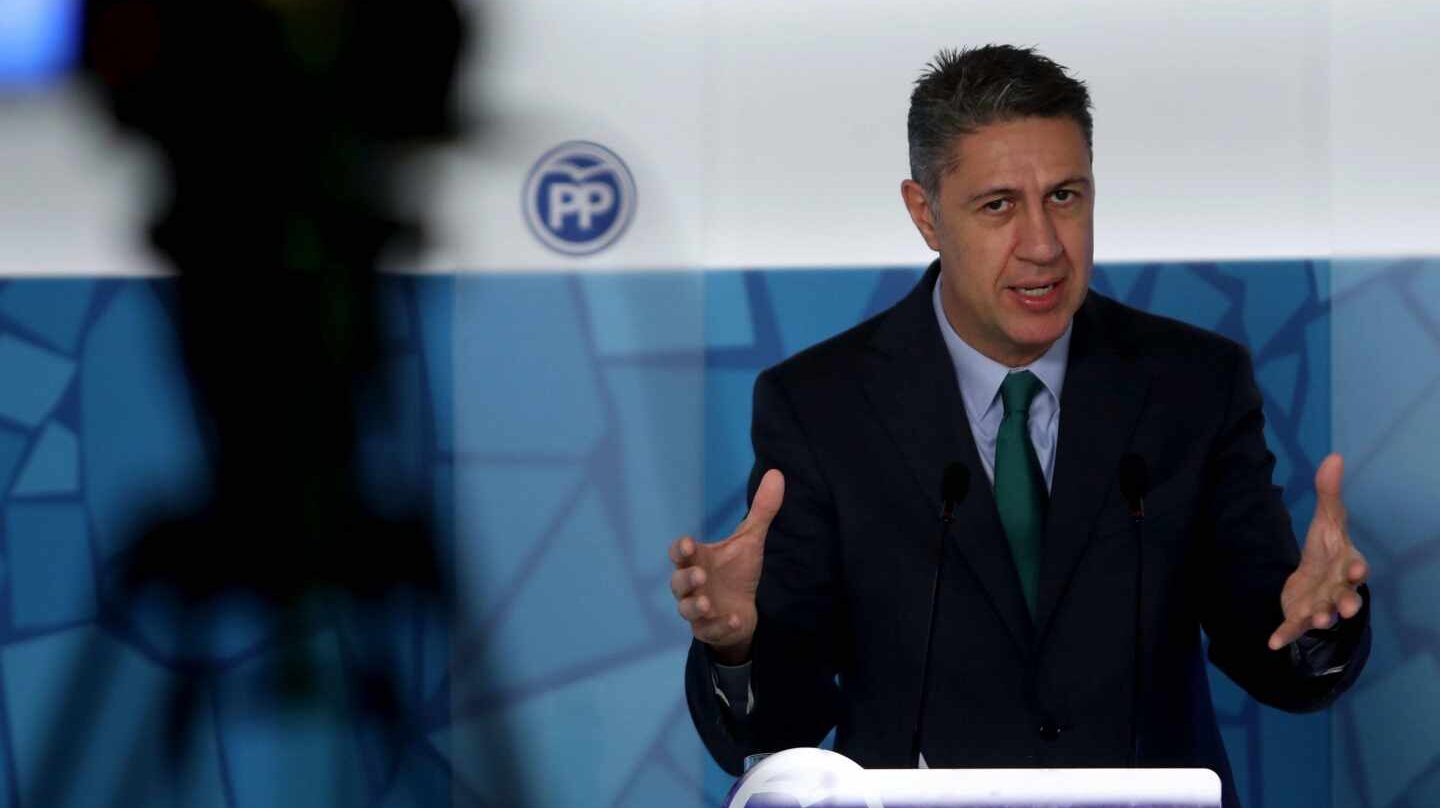 Xavier García Albiol, en una comparecencia ante la prensa.