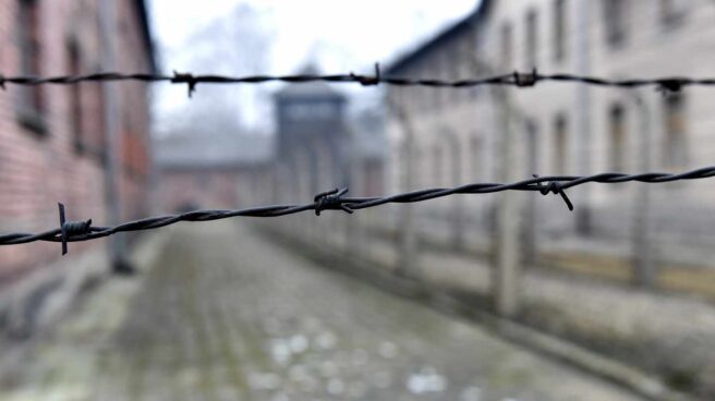 auschwitz_liberacion Campo de concentración de Auschwitz, durante el aniversario de su liberación.