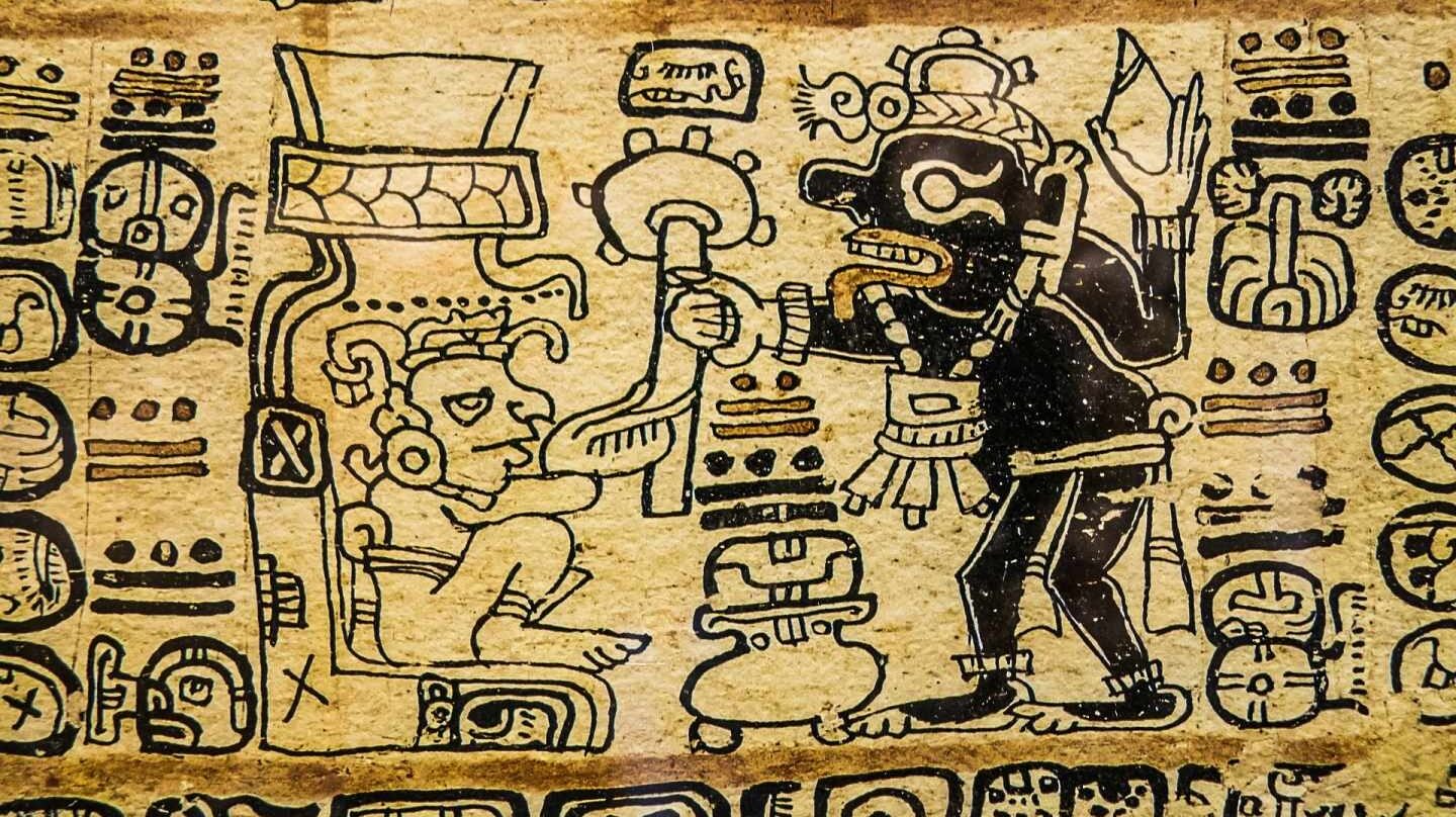Pinturas precolombinas.