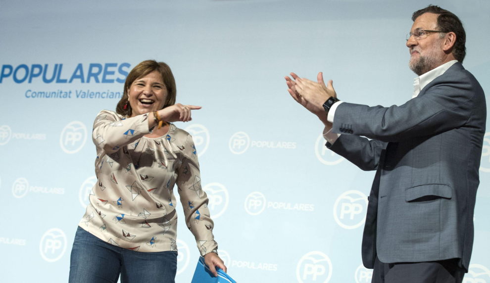Isabel Bonig y Mariano Rajoy