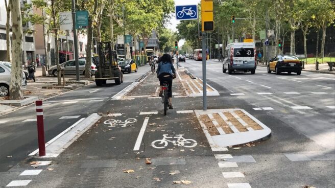 carril bici de Barcelona. Si una de cada cuatro personas viajara en bici se podrian evitar 10000 muertes prematuras en europa Carril bici de Barcelona. Si una de cada cuatro personas viajara en bici se podrian evitar 10000 muertes prematuras en Europa.